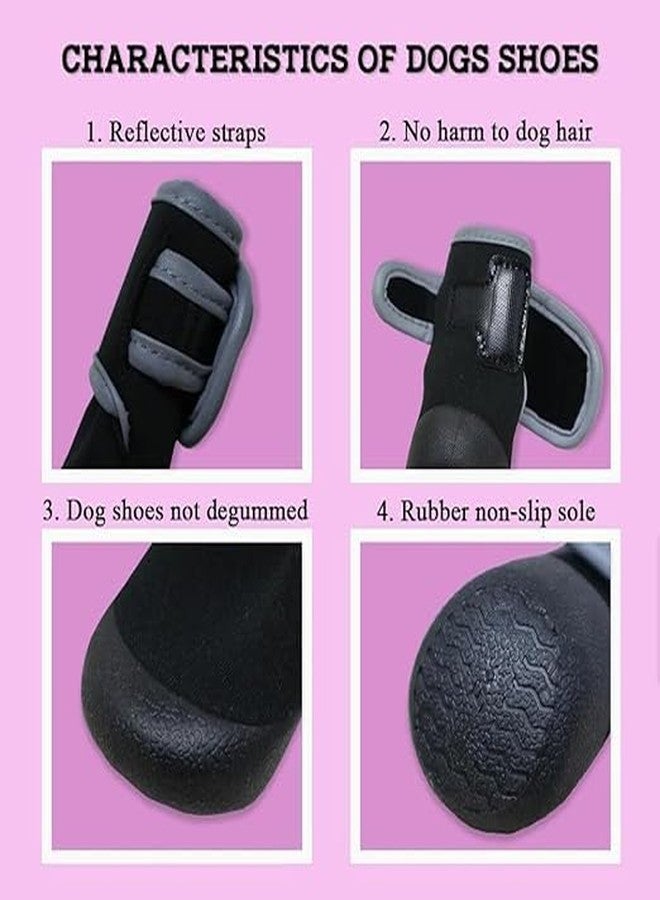 PET FUN® POD Reflective Dog Shoes XXL | Waterproof, Anti-Slip Boots with Adjustable Velcro | Night Visibility & Durable Paw Protection for Extra Large Dogs - Image 5